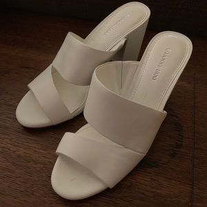 Gianni Bini white sandals